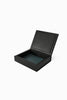 August Sandgren small genuine aniline leather book box in black and blue - Mette Collections Australia (4514371469411)